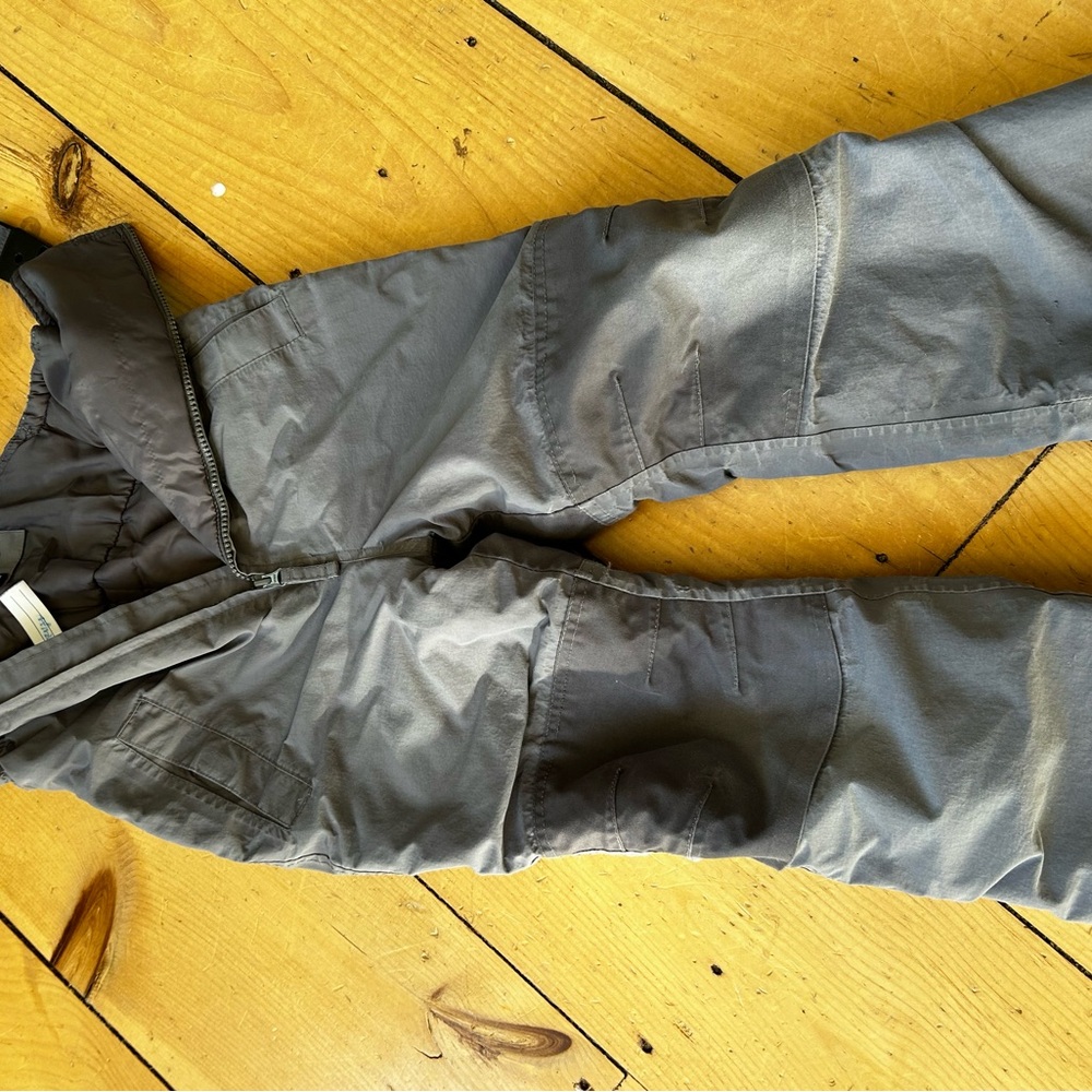 Lands end snow squall iron knee size 6 kids snow bibs- great condition